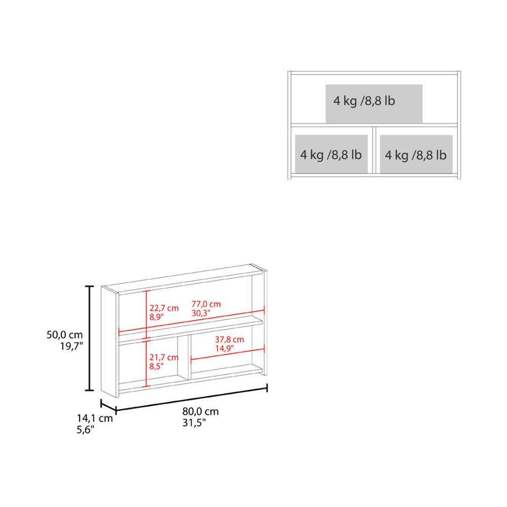 32" Black Wood Floating Bathroom Vanity And Medicine Cabinet With Mirror