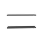 47" Set Of Two Dark Gray Wood Wall Mounted Floating Shelves