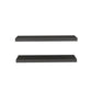 32" Set Of Two Dark Gray Wood Wall Mounted Floating Shelves