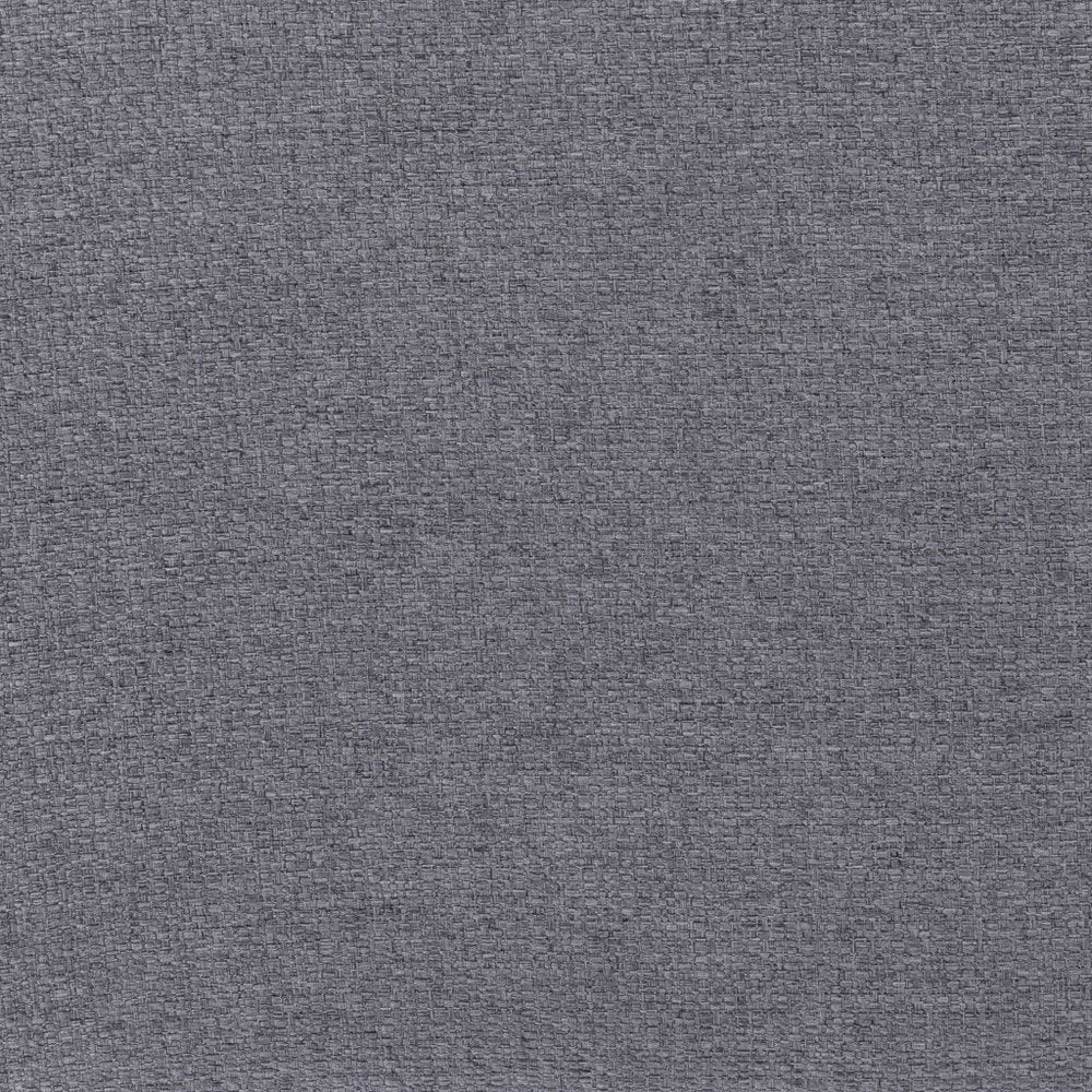 Set of Two 27" Gray and Black Fabric and Steel Counter Height Bar Chairs