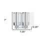 Silver Heavy Duty Plastic Two Chamber Wall Mount Soap Dispenser