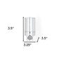 Gray Heavy Duty Plastic Wall Mount Soap Dispenser