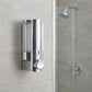 Silver Heavy Duty Plastic Wall Mount Soap Dispenser