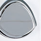 White Heavy Duty Plastic Three Chamber Wall Mount Soap Dispenser