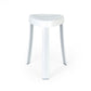 18"  White Aluminum And Heavy Duty Plastic Corner Shower Bench
