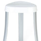18"  White Aluminum And Heavy Duty Plastic Corner Shower Bench