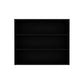 36" Black Wood Wall Mounted Floating Shelf