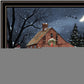 Night Before Christmas Black Framed Wall Art