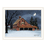 Night Before Christmas White Framed Wall Art