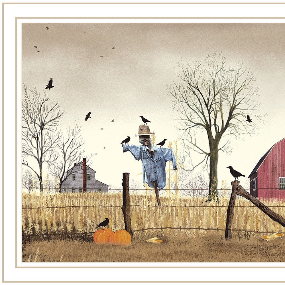 After the Harvest White Framed Wall Art