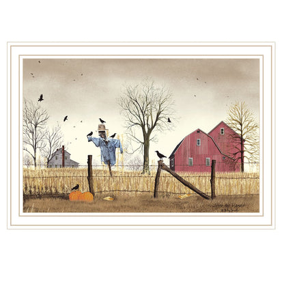 After the Harvest White Framed Wall Art