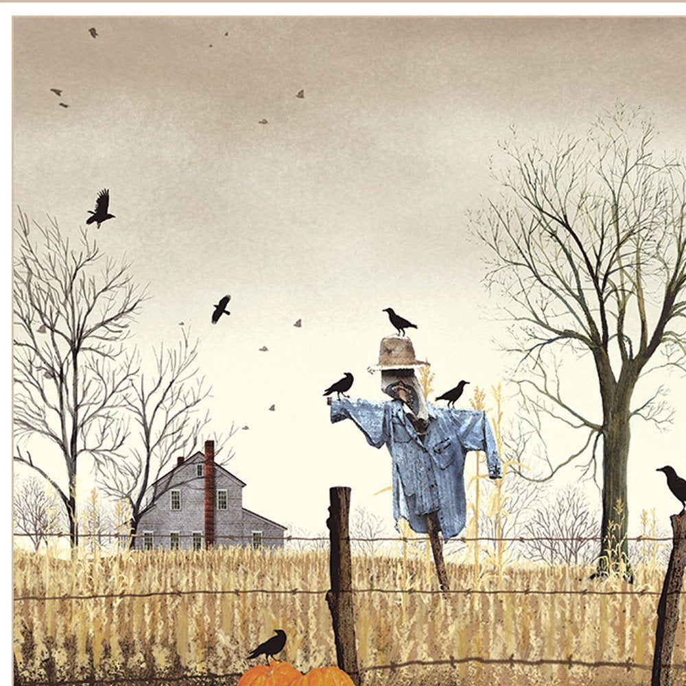 After the Harvest White Framed Wall Art
