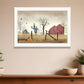 After the Harvest White Framed Wall Art