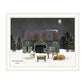 Remembering the Night Christmas Manger White Framed Wall Art