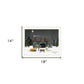 Remembering the Night Christmas Manger White Framed Wall Art