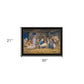 The Birth of Christ Black Framed Wall Art