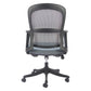 Gray and Black Adjustable Height Swivel Rolling Office Chair