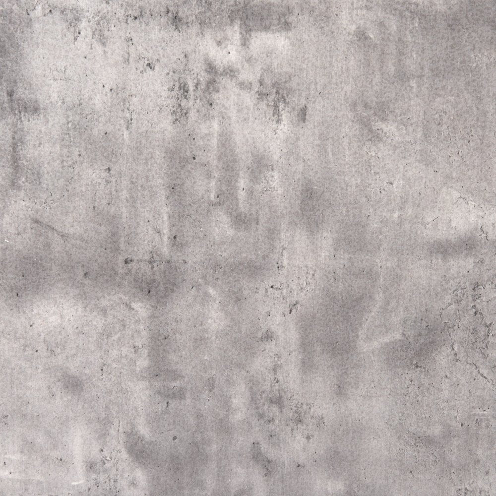 Set of Two Gray and Black Wood and Steel Round Nested Coffee Tables