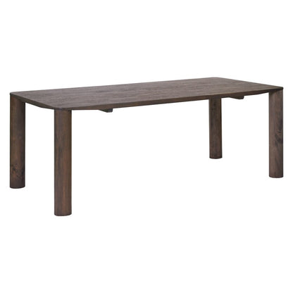 79" Espresso Solid Wood Dining Table