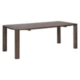 79" Espresso Solid Wood Dining Table