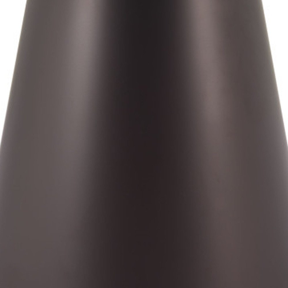 48" Beige Steel Pedestal Base Round Top Dining Table