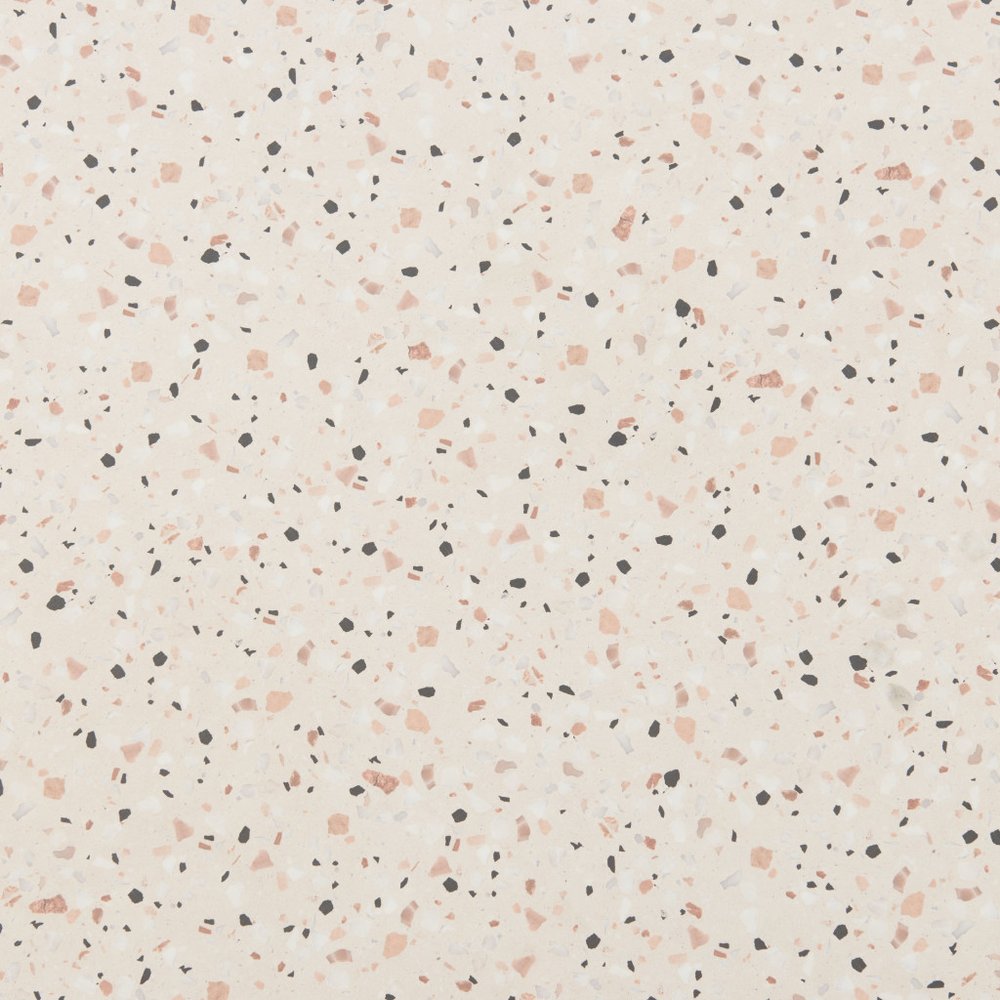 24" Beige and Gold Wood and Steel Pedestal Base Square Dining Table