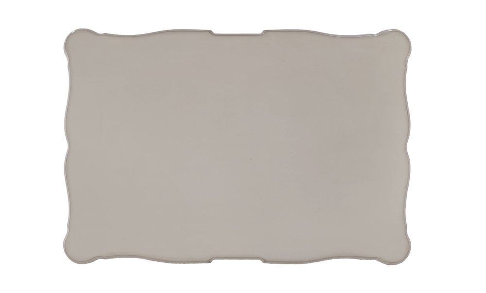 57" Bone Wood Coffee Table With Two Drawers