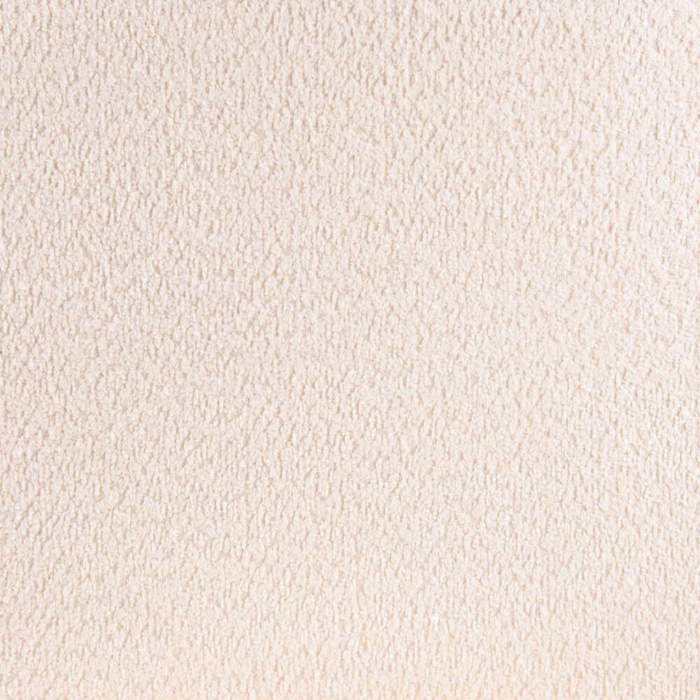 27" White And Black Sherpa And Upholstered Side Chair