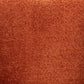 37" Burnt Orange Sherpa And Upholstered Tufted Arm Chair