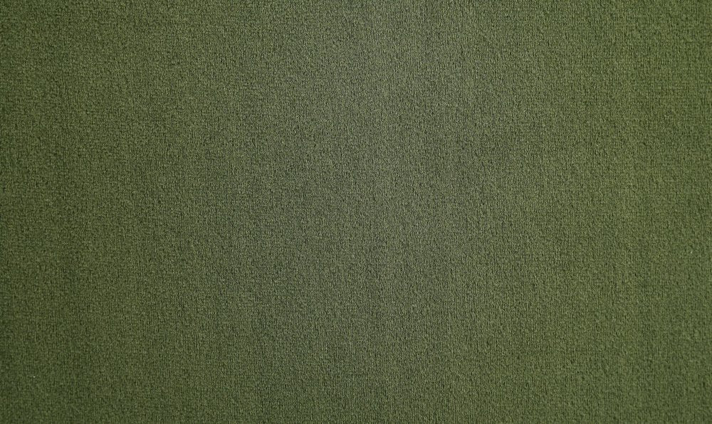 Set of Two Green and Gold Upholstered Velvet And Steel Wing Back Dining Side Chairs