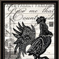 Faith Family Farming Rooster Black Framed Wall Art