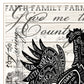 Faith Family Farm Rooster White Framed Wall Art