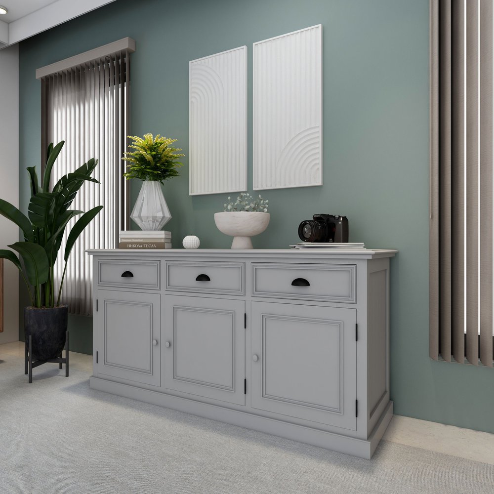 Set of Two White Metal Abstract Hanging Dimensional Sculptures