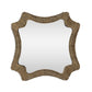 38" Brown Abstract Floating Rope Framed Accent Mirror
