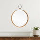30" Bronze Round Metal Framed Accent Mirror