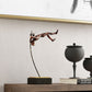 17" Bronze Resin Pole Vaulting Man Tabletop Sculpture