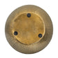 11" Gold Aluminum Round Table Vase