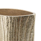 15" Gold Oval Aluminum Table Vase