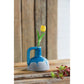 7" Blue and Gray Bud Ceramic Jug Vase With Does Not Apply