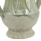 12" Sage And Ivory Amphora Ceramic Table Vase