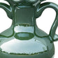 8" Hunter Green Ceramic Amphora Table Vase