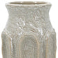 8" Sage And Gray Textural Ceramic Table Vase