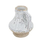 6" Beige and Ivory Round Terracotta Jug Vase With Does Not Apply
