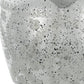 10" Silver Speckle Glass Table Vase