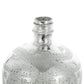 10" Silver Speckle Glass Table Vase