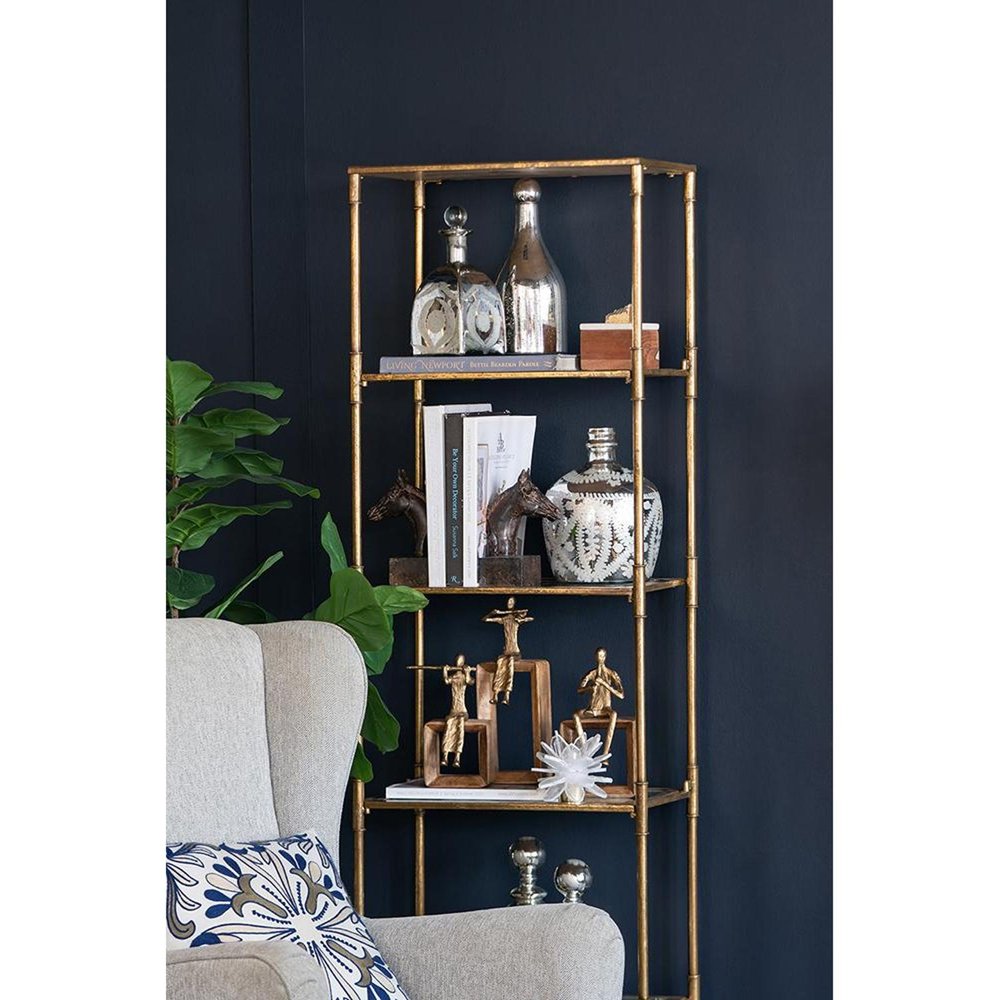 10" Silver Speckle Glass Table Vase