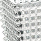 11" Clear Geometric Glass Table Vase