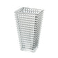 11" Clear Geometric Glass Table Vase