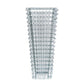 11" Clear Geometric Glass Table Vase