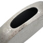 15" Silver Aluminum Round Disc Table Vase
